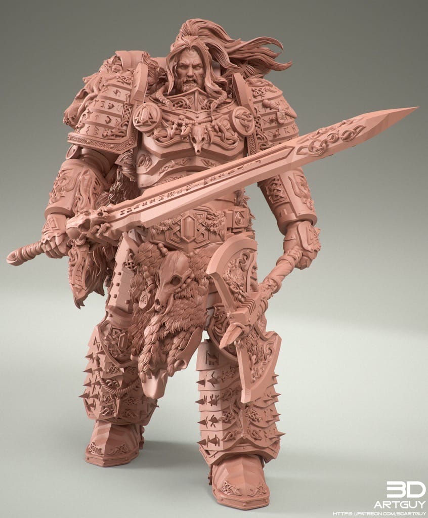 P站图纸印象馆 3DArtGuy Grimdark Characters 2022年4月 3DArtGuy Grimdark Characters 2022年4月