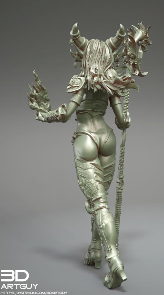 P站图纸印象馆 3DArtGuy 神龙女王 3DArtGuy 神龙女王