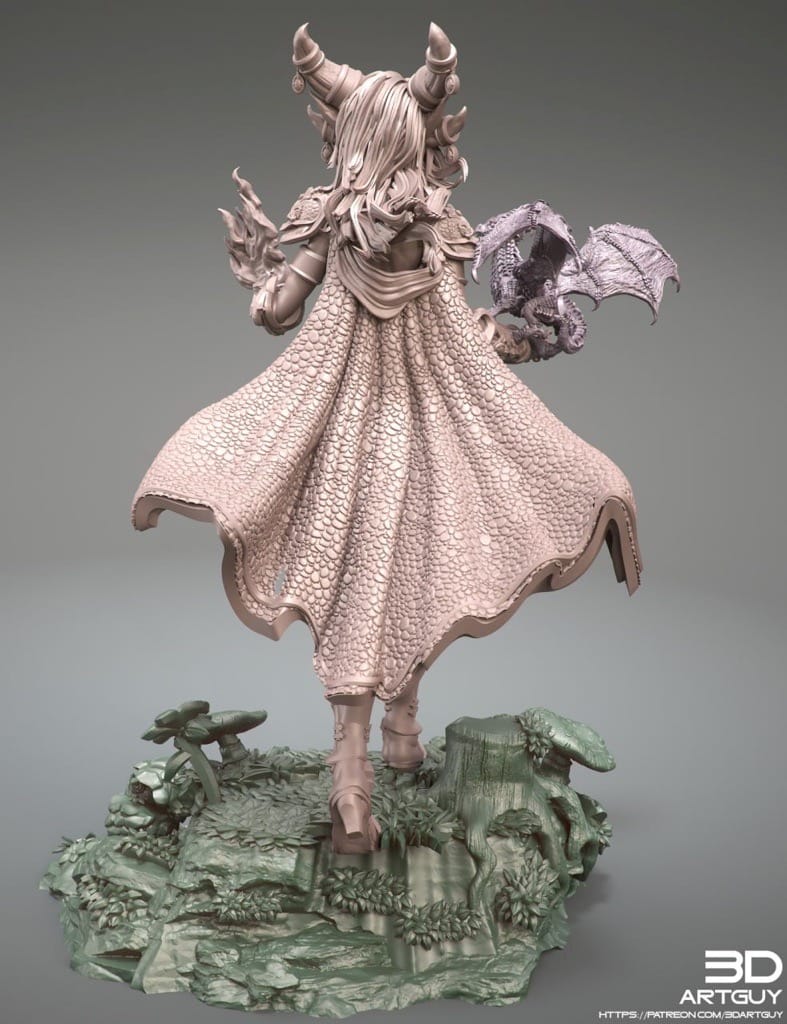 P站图纸印象馆 3DArtGuy 神龙女王 3DArtGuy 神龙女王