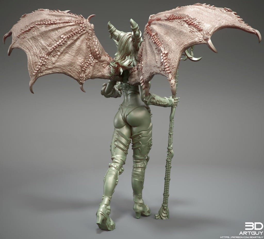 P站图纸印象馆 3DArtGuy 神龙女王 3DArtGuy 神龙女王
