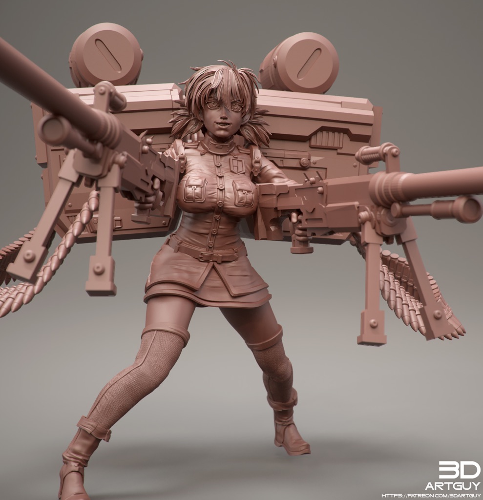 P站图纸印象馆 3DArtGuy Vampire Soldier 3DArtGuy Vampire Soldier