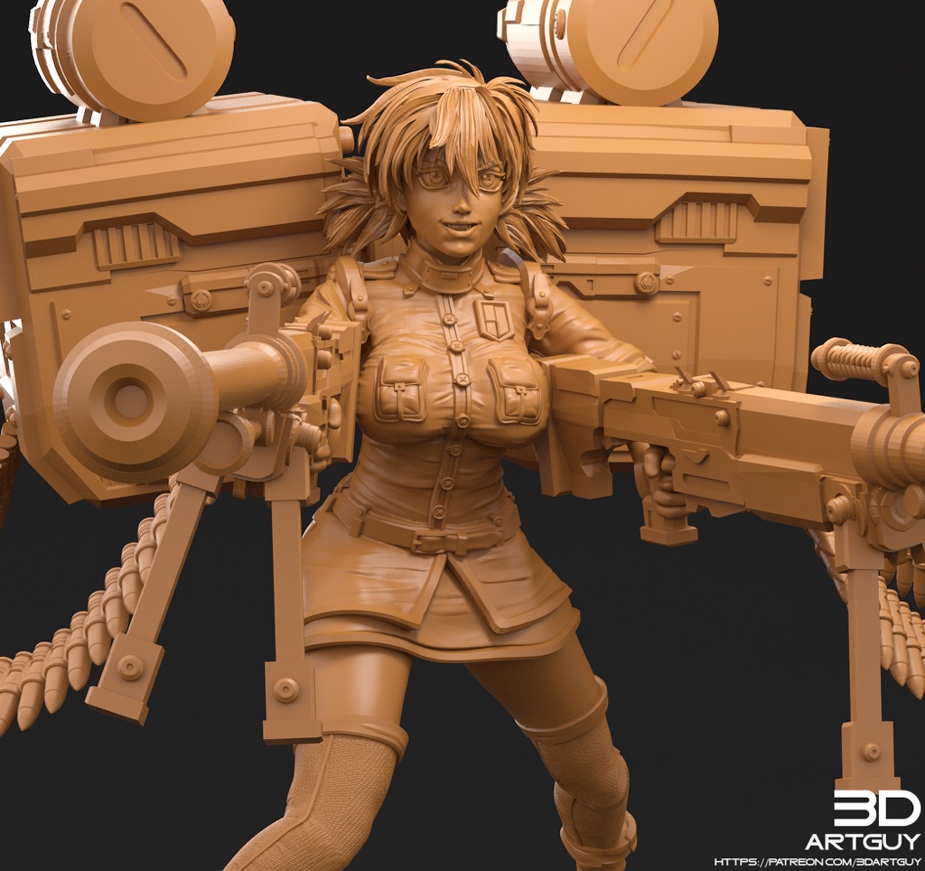 P站图纸印象馆 3DArtGuy Vampire Soldier 3DArtGuy Vampire Soldier