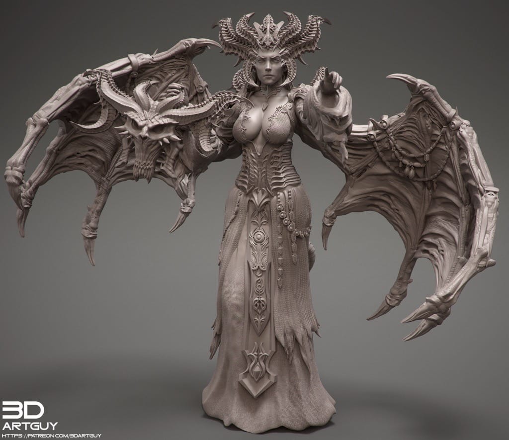 P站图纸印象馆 3DArtGuy Fantasy Characters 2022年5月 3DArtGuy Fantasy Characters 2022年5月