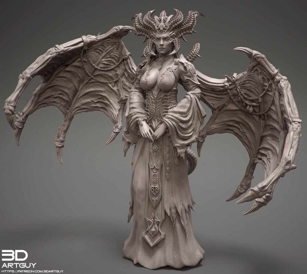 P站图纸印象馆 3DArtGuy Fantasy Characters 2022年5月 3DArtGuy Fantasy Characters 2022年5月