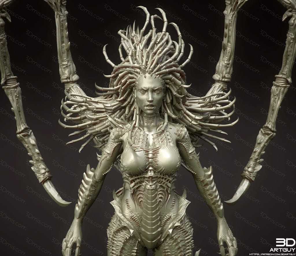 P站图纸印象馆 3DArtGuy 人类外星人混血儿 3DArtGuy 人类外星人混血儿