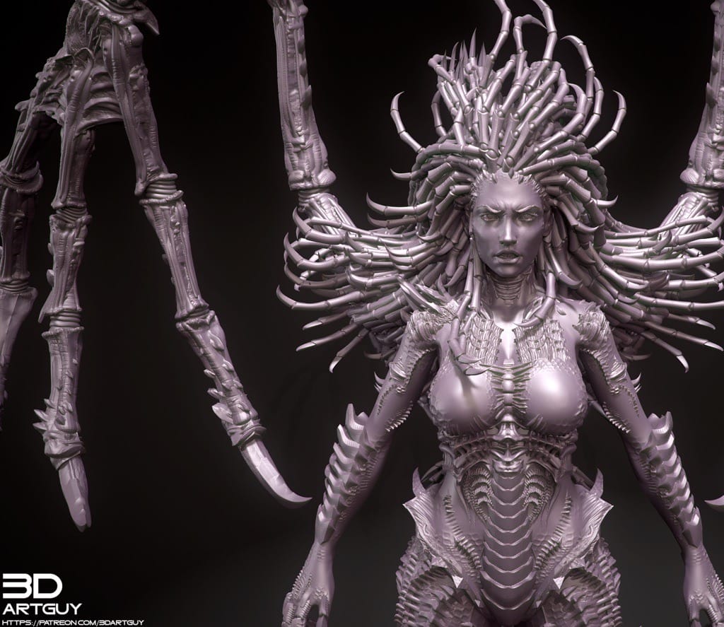 P站图纸印象馆 3DArtGuy 人类外星人混血儿 3DArtGuy 人类外星人混血儿