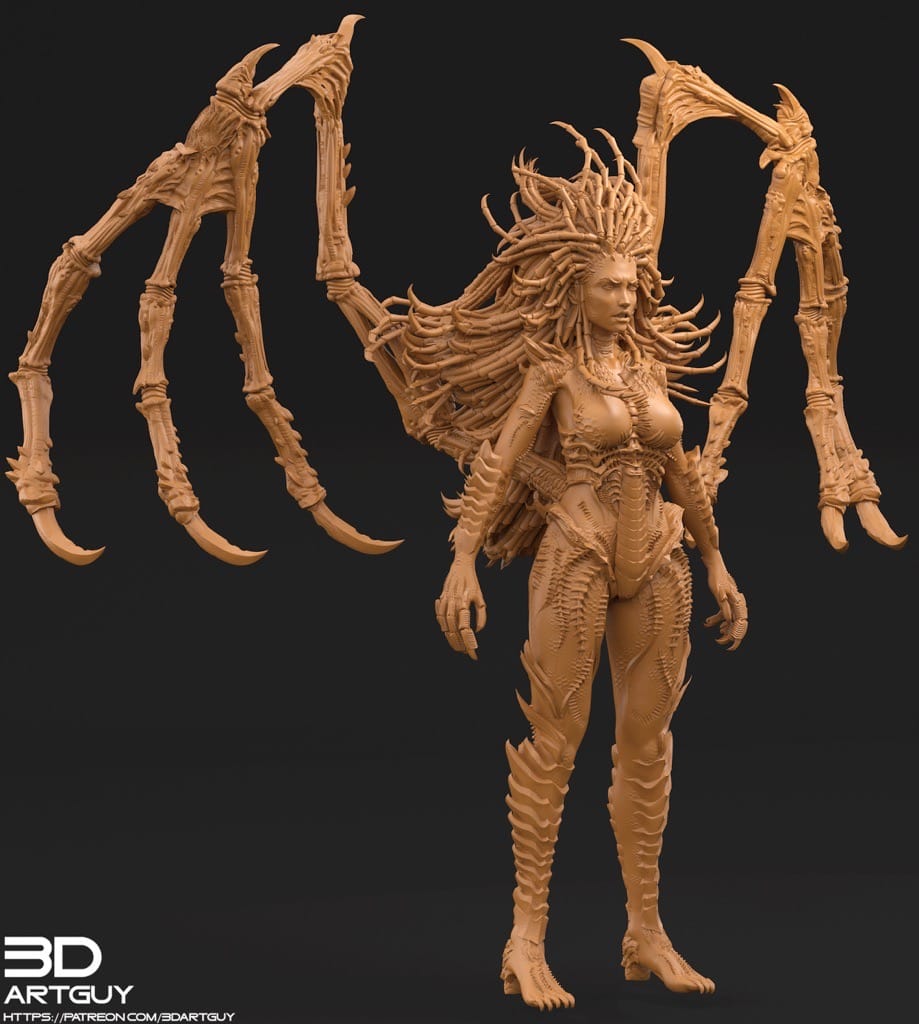 P站图纸印象馆 3DArtGuy 人类外星人混血儿 3DArtGuy 人类外星人混血儿