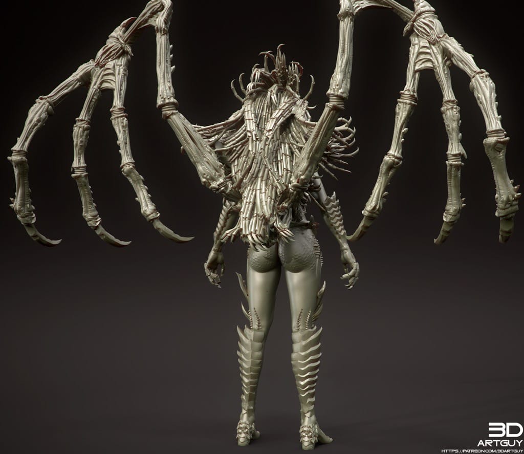 P站图纸印象馆 3DArtGuy 人类外星人混血儿 3DArtGuy 人类外星人混血儿