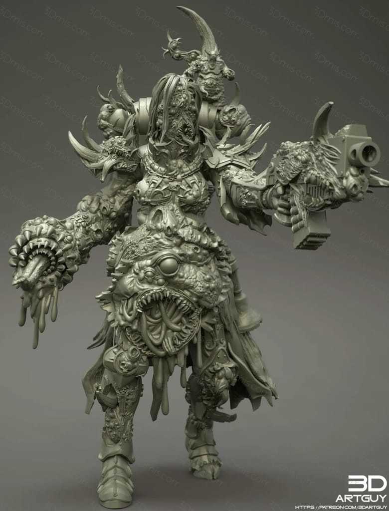 P站图纸印象馆 3DArtGuy Alien Torch Single 3DArtGuy Alien Torch Single