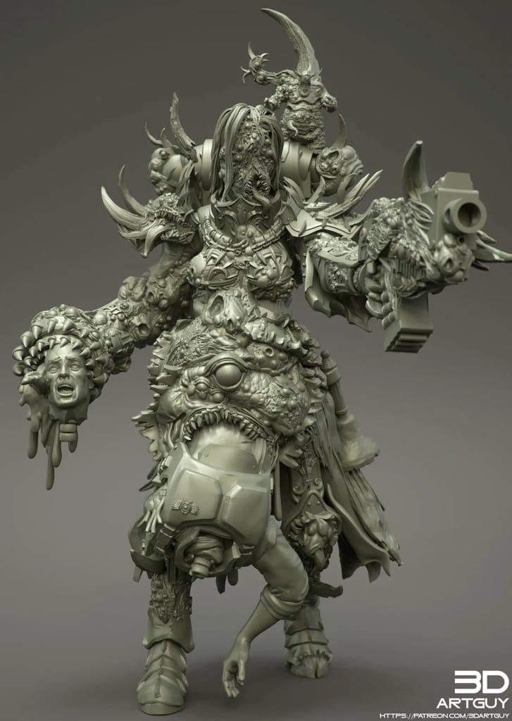 P站图纸印象馆 3DArtGuy Alien Torch Single 3DArtGuy Alien Torch Single