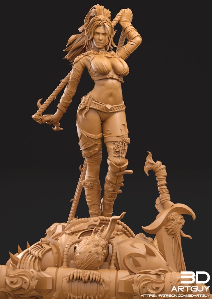 P站图纸印象馆 3DArtGuy Dark Elf 3DArtGuy Dark Elf