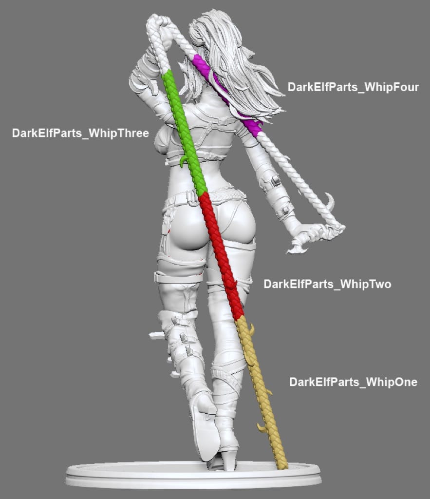 P站图纸印象馆 3DArtGuy Dark Elf 3DArtGuy Dark Elf