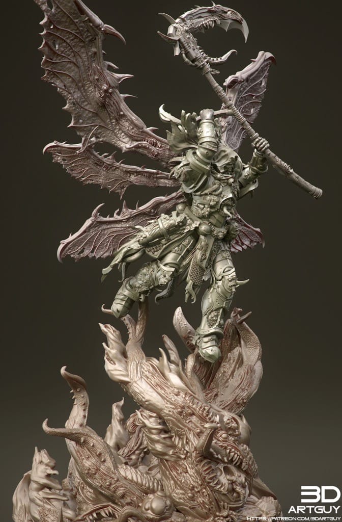 P站图纸印象馆 3DArtGuy 魔兽世界 Diseased Reaper 3DArtGuy 魔兽世界 Diseased Reaper