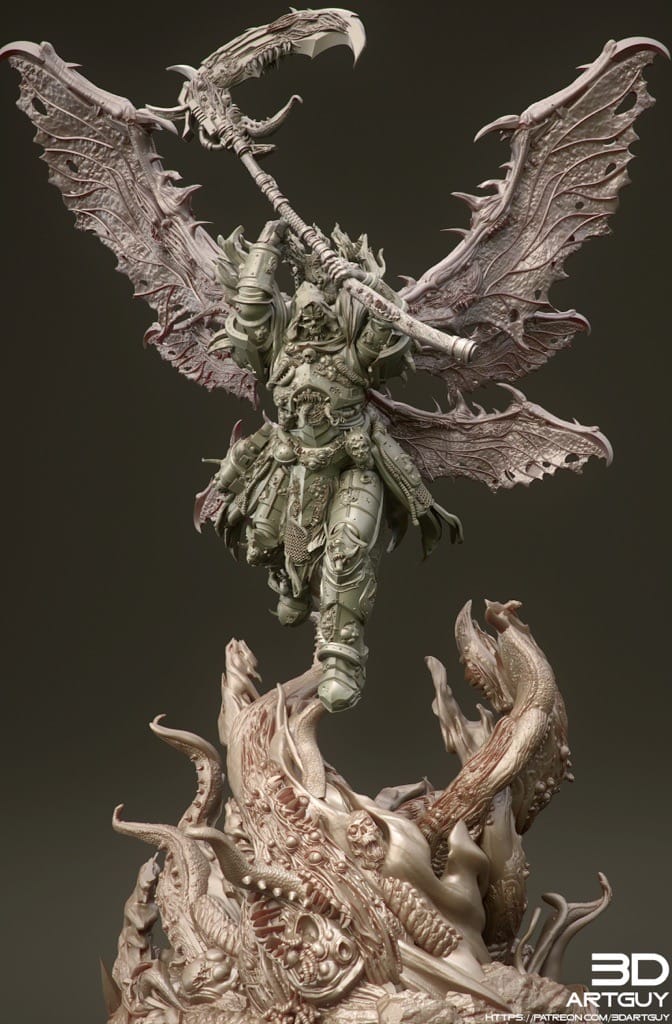 P站图纸印象馆 3DArtGuy 魔兽世界 Diseased Reaper 3DArtGuy 魔兽世界 Diseased Reaper