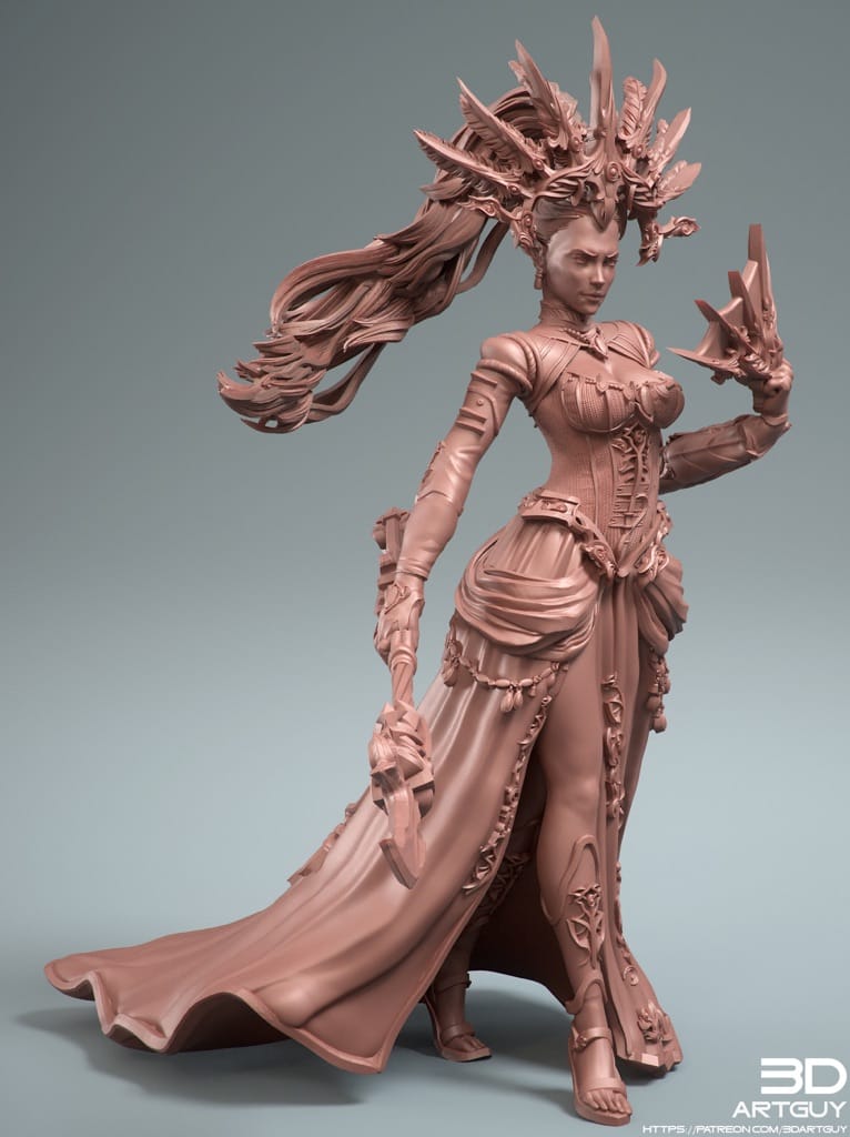 P站图纸印象馆 3DArtGuy Space Elf 3DArtGuy Space Elf