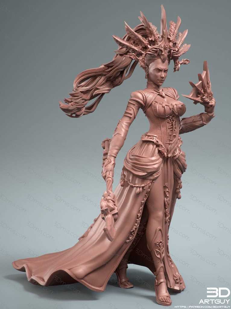 P站图纸印象馆 3DArtGuy Space Elf 3DArtGuy Space Elf