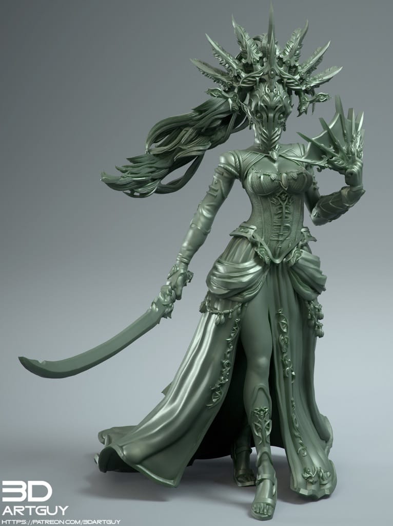 P站图纸印象馆 3DArtGuy Space Elf 3DArtGuy Space Elf