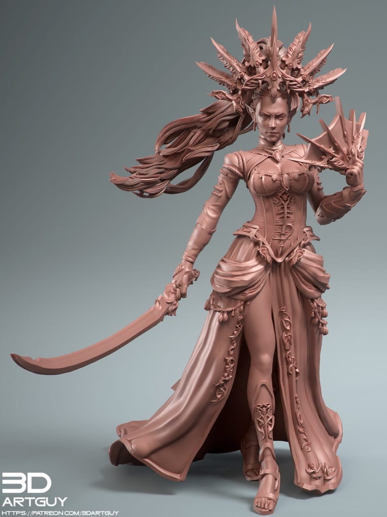 P站图纸印象馆 3DArtGuy Space Elf 3DArtGuy Space Elf