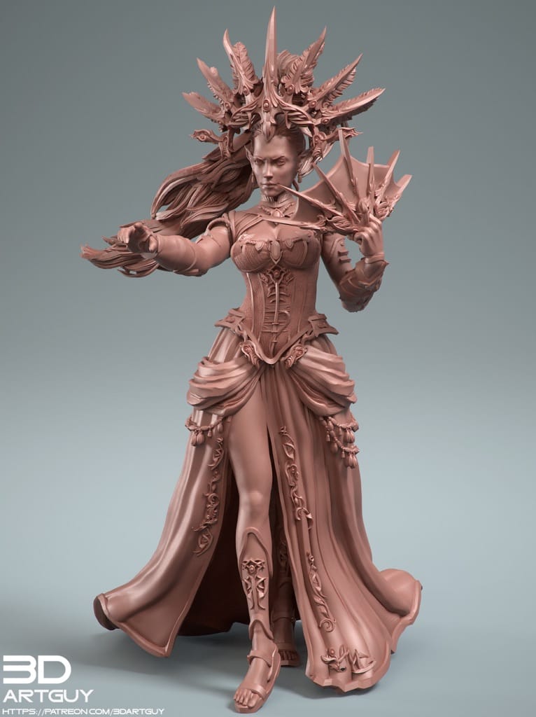 P站图纸印象馆 3DArtGuy Space Elf 3DArtGuy Space Elf