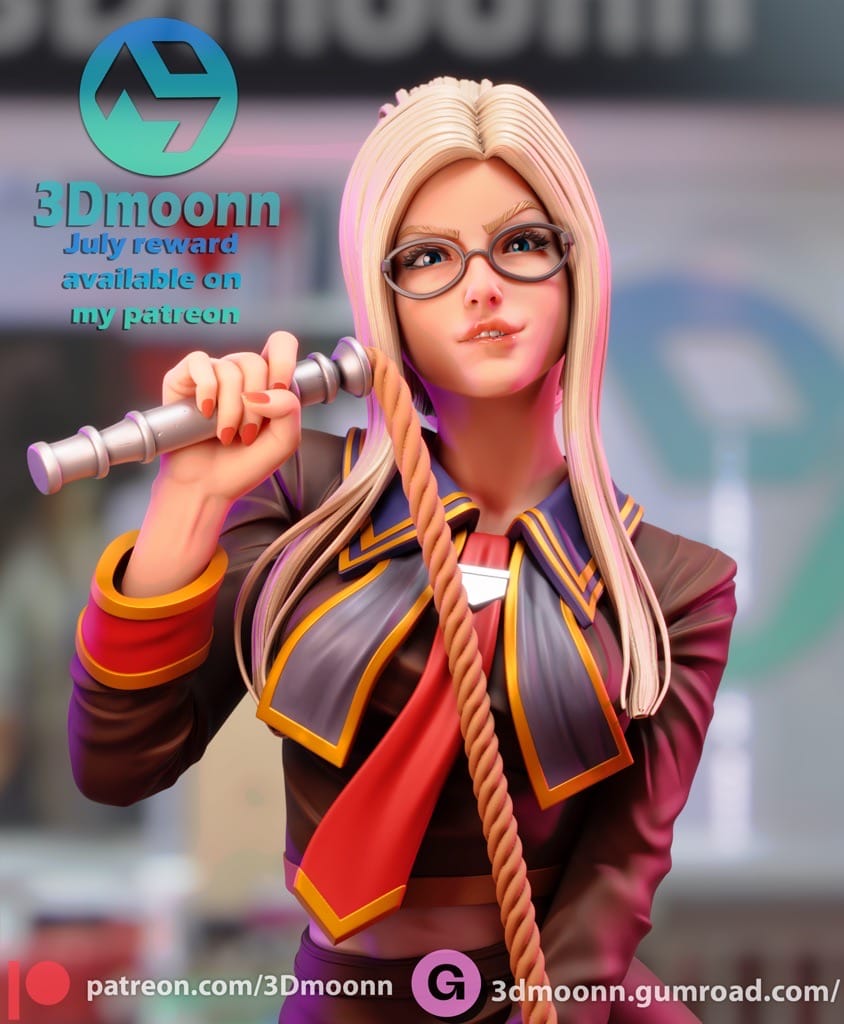 P站图纸印象馆 3Dmoonn 最终幻想 奇丝迪丝 3Dmoonn 最终幻想 奇丝迪丝