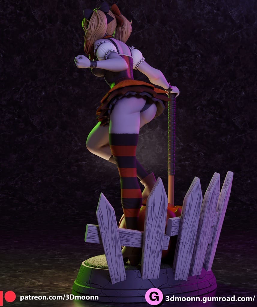 P站图纸印象馆 3Dmoonn DC漫画 小丑女 哈莉·奎茵 3Dmoonn DC漫画 小丑女 哈莉·奎茵