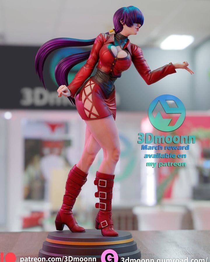 P站图纸印象馆 3Dmoonn KOF 拳皇夏尔米 3Dmoonn KOF 拳皇夏尔米