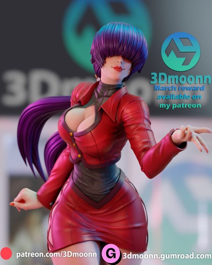P站图纸印象馆 3Dmoonn KOF 拳皇夏尔米 3Dmoonn KOF 拳皇夏尔米