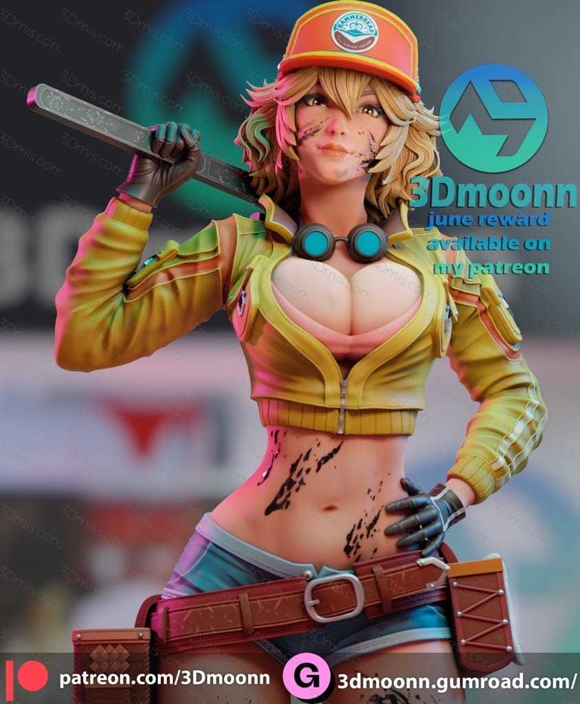 3Dmoonn 最终幻想 机械师CINDY