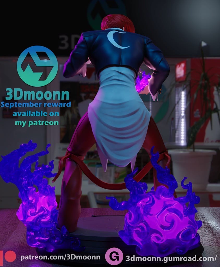 P站图纸印象馆 3Dmoonn KOF 拳皇八神庵 3Dmoonn KOF 拳皇八神庵