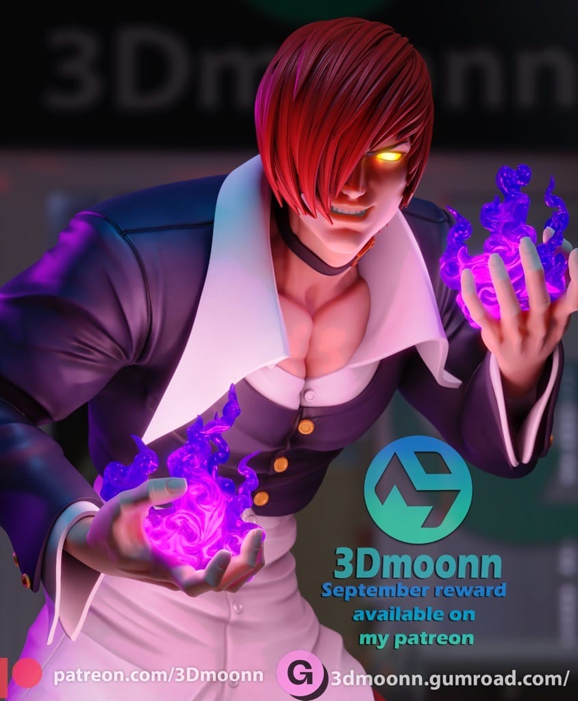 P站图纸印象馆 3Dmoonn KOF 拳皇八神庵 3Dmoonn KOF 拳皇八神庵
