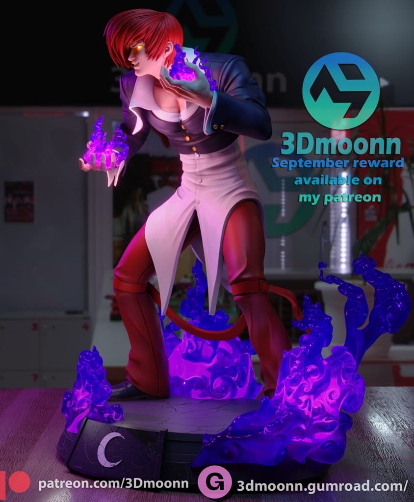 P站图纸印象馆 3Dmoonn KOF 拳皇八神庵 3Dmoonn KOF 拳皇八神庵