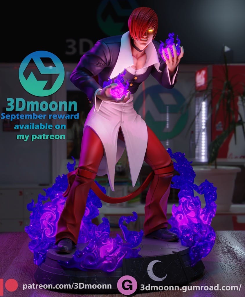 P站图纸印象馆 3Dmoonn KOF 拳皇八神庵 3Dmoonn KOF 拳皇八神庵