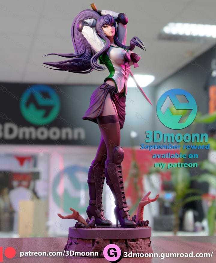 P站图纸印象馆 3Dmoonn 学园默示录 毒岛冴子 3Dmoonn 学园默示录 毒岛冴子