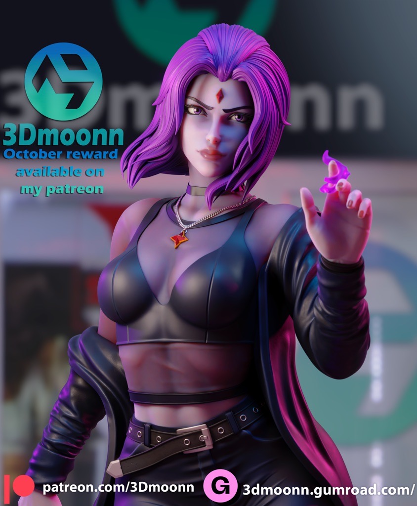 P站图纸印象馆 3Dmoonn DC漫画 渡鸦 3Dmoonn DC漫画 渡鸦