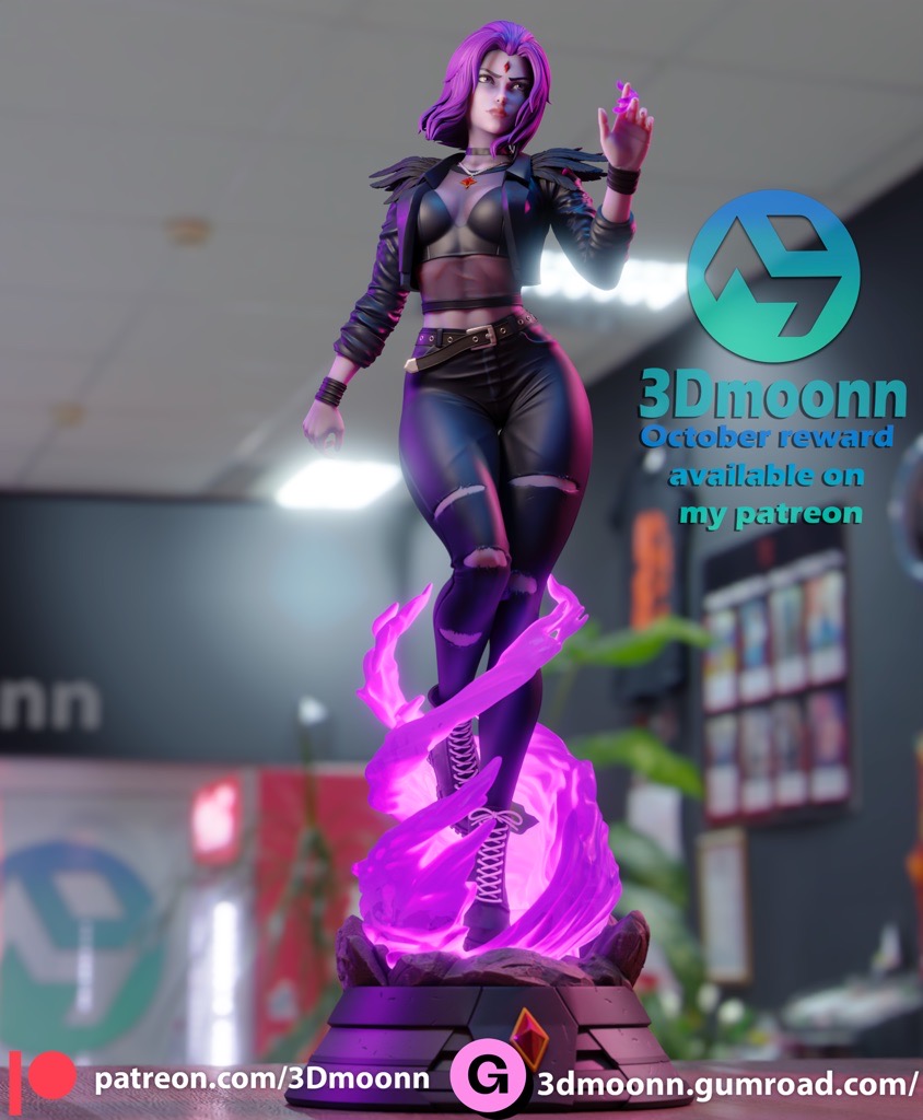 P站图纸印象馆 3Dmoonn DC漫画 渡鸦 3Dmoonn DC漫画 渡鸦