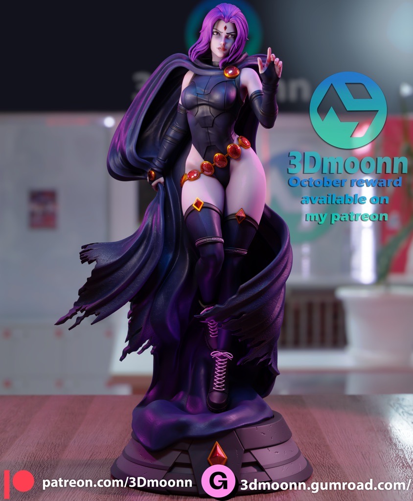 P站图纸印象馆 3Dmoonn DC漫画 渡鸦 3Dmoonn DC漫画 渡鸦