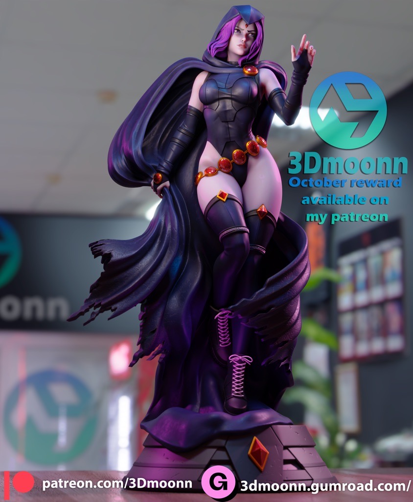 P站图纸印象馆 3Dmoonn DC漫画 渡鸦 3Dmoonn DC漫画 渡鸦