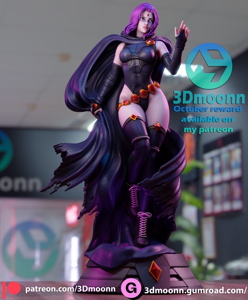 P站图纸印象馆 3Dmoonn DC漫画 渡鸦 3Dmoonn DC漫画 渡鸦