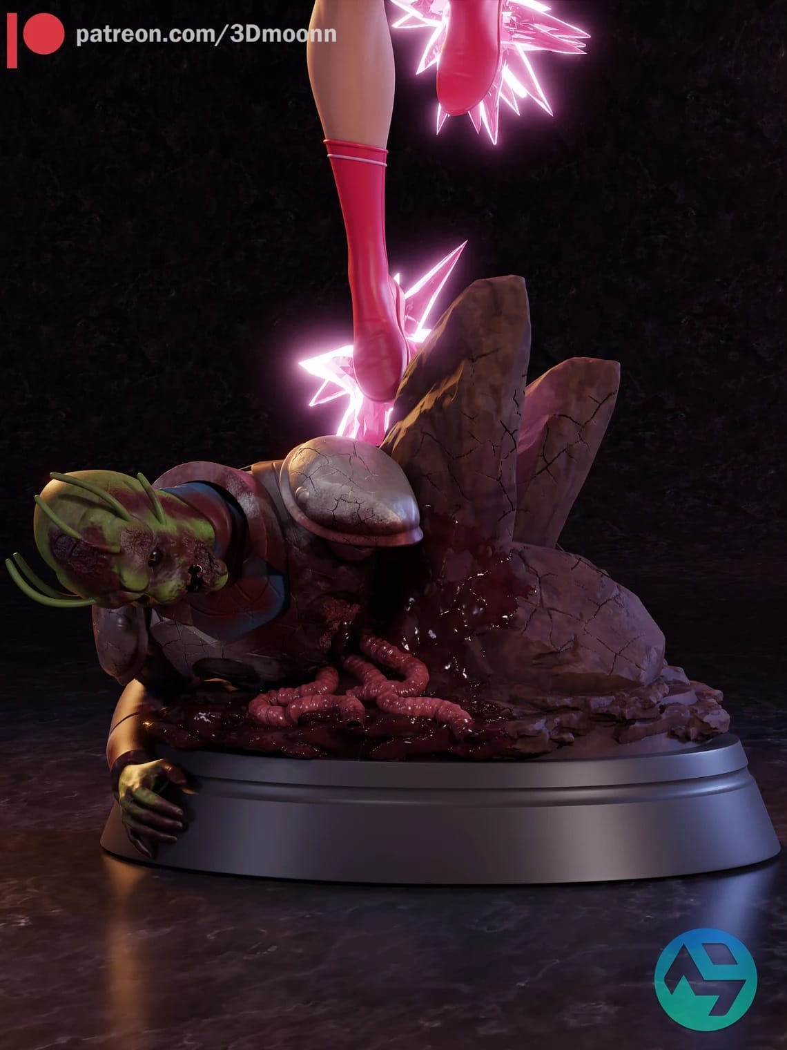 P站图纸印象馆 3Dmoonn 无敌少侠 原子女侠伊芙 3Dmoonn 无敌少侠 原子女侠伊芙