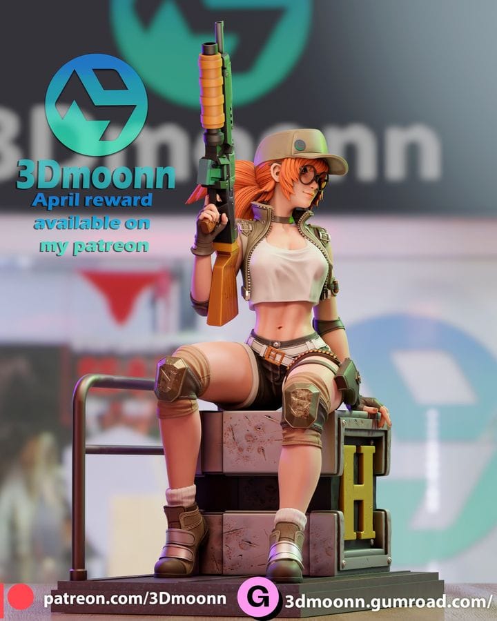 P站图纸印象馆 3Dmoonn 合金弹头 Fio 3Dmoonn 合金弹头 Fio