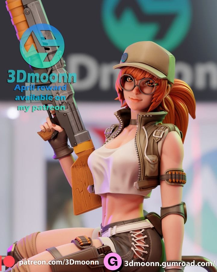 P站图纸印象馆 3Dmoonn 合金弹头 Fio 3Dmoonn 合金弹头 Fio