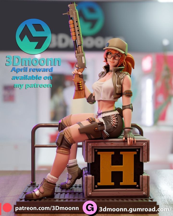 P站图纸印象馆 3Dmoonn 合金弹头 Fio 3Dmoonn 合金弹头 Fio