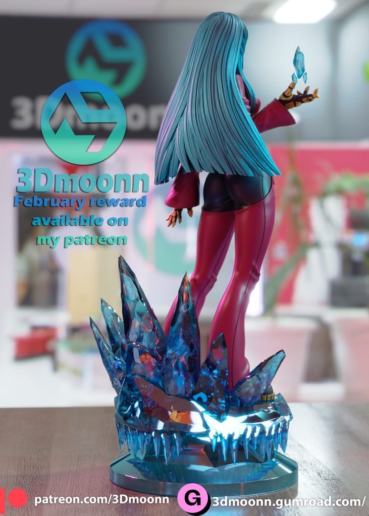 P站图纸印象馆 3Dmoonn KOF 拳皇 库拉 3Dmoonn KOF 拳皇 库拉