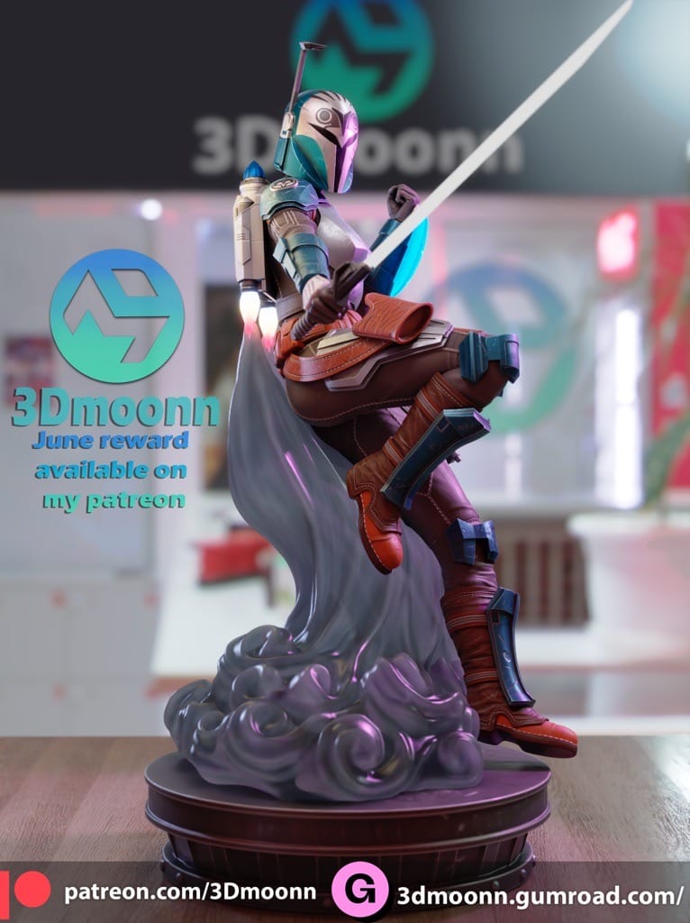 P站图纸印象馆 3Dmoonn 星球大战 博-卡坦·克里兹 3Dmoonn 星球大战 博-卡坦·克里兹