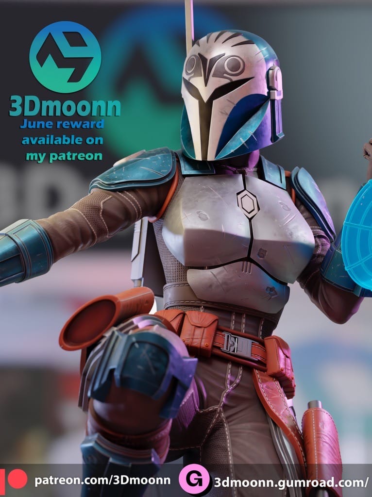 P站图纸印象馆 3Dmoonn 星球大战 博-卡坦·克里兹 3Dmoonn 星球大战 博-卡坦·克里兹