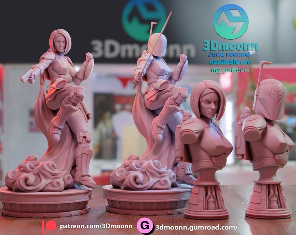 P站图纸印象馆 3Dmoonn 星球大战 博-卡坦·克里兹 3Dmoonn 星球大战 博-卡坦·克里兹