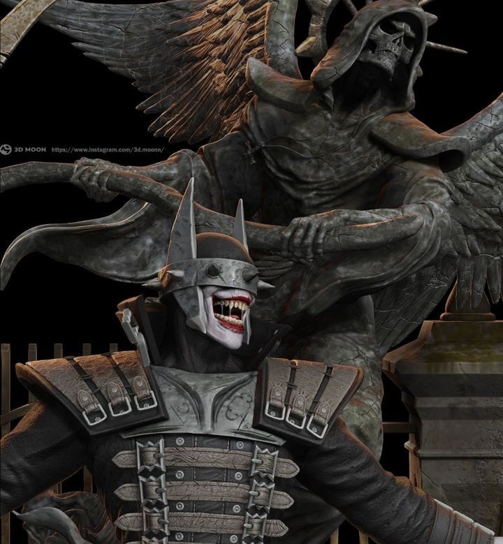 P站图纸印象馆 3Dmoonn DC漫画 狂笑之蝠 3Dmoonn DC漫画 狂笑之蝠