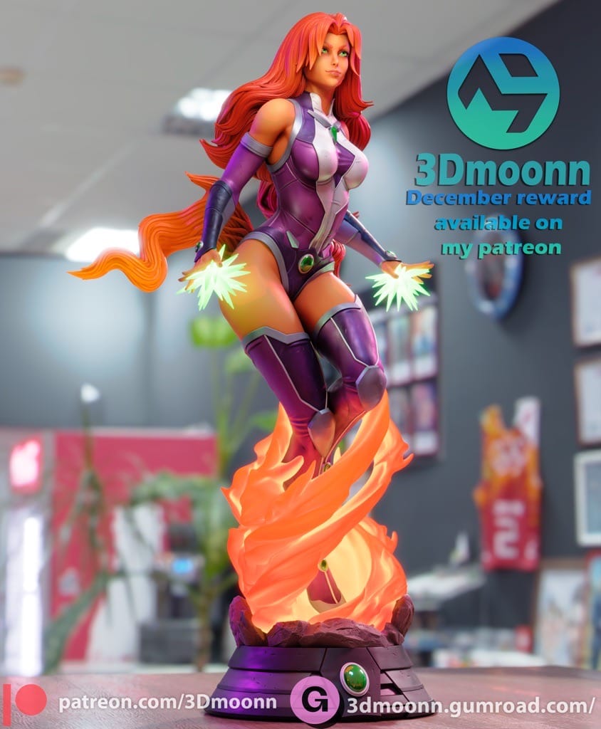 P站图纸印象馆 3Dmoonn DC漫画 星火 3Dmoonn DC漫画 星火