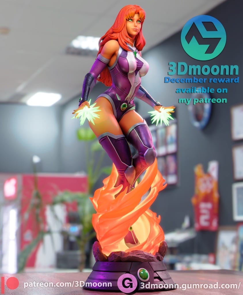 P站图纸印象馆 3Dmoonn DC漫画 星火 3Dmoonn DC漫画 星火