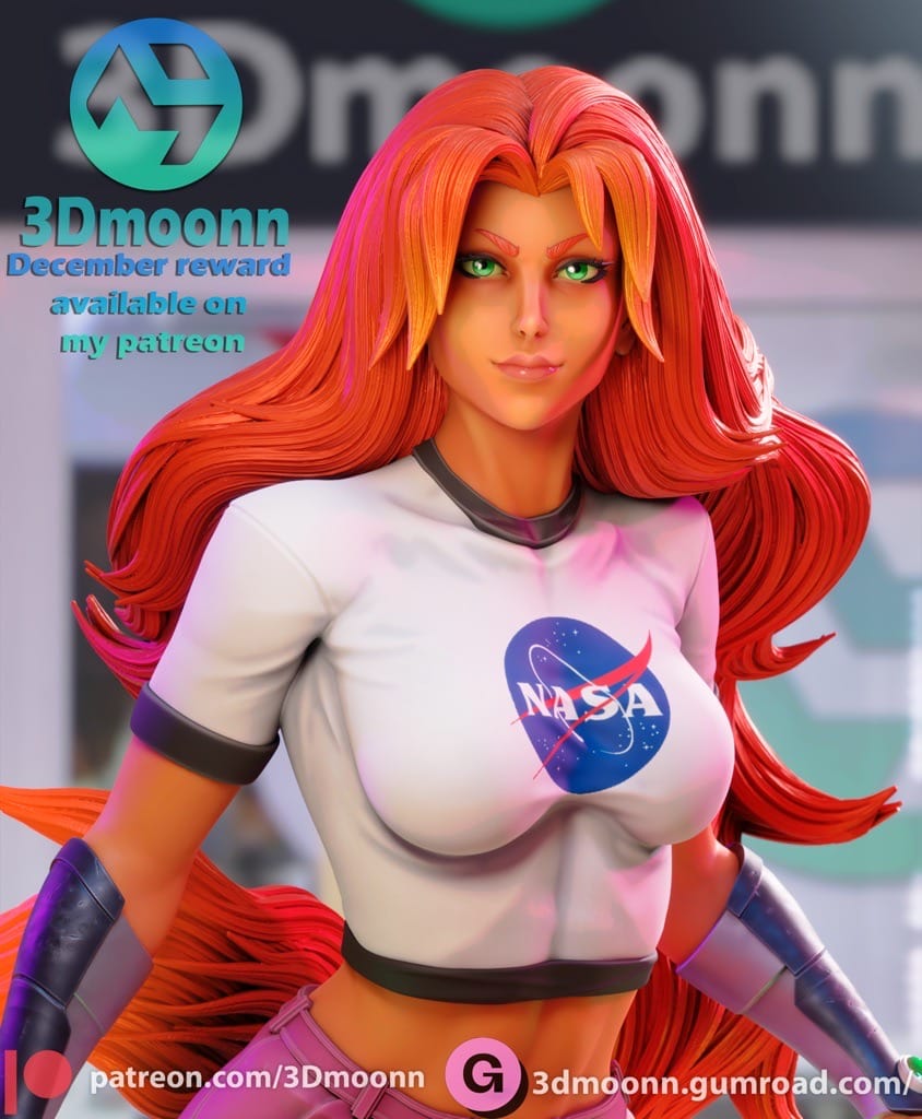 P站图纸印象馆 3Dmoonn DC漫画 星火 3Dmoonn DC漫画 星火